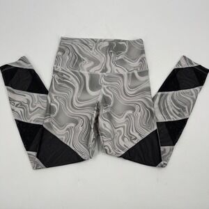 PINK Victoria's Secret Ultimate‎ High Waist Legging Mesh Panel Marble Y2K Small